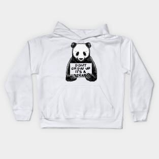 Funny Panda Shirt Kids Hoodie